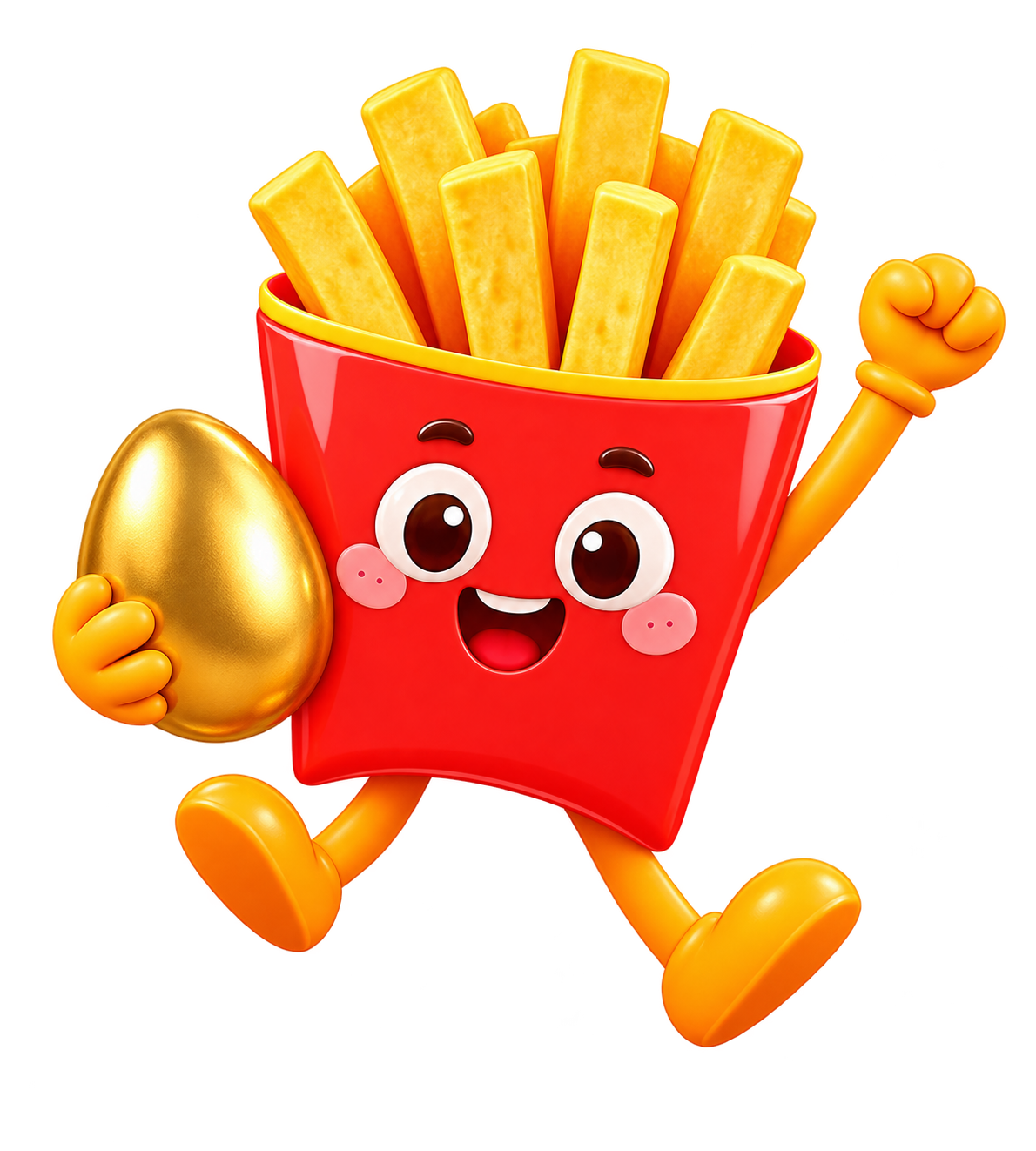 me77 fries mascot